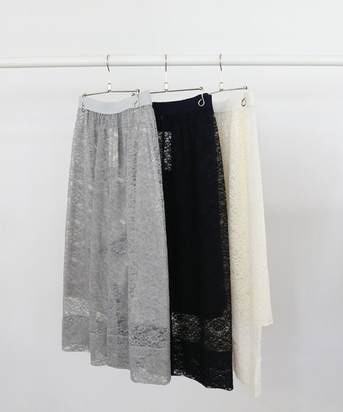 【GISELe4月号掲載】modern lace I-line skirt